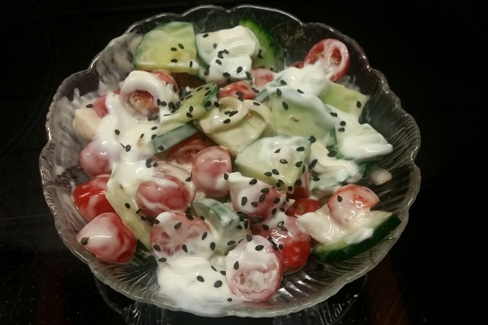 Gurken - Tomaten Salat Gurken - Tomaten Salat