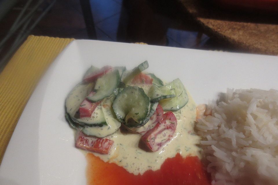 Gurken - Tomaten Salat Gurken - Tomaten Salat