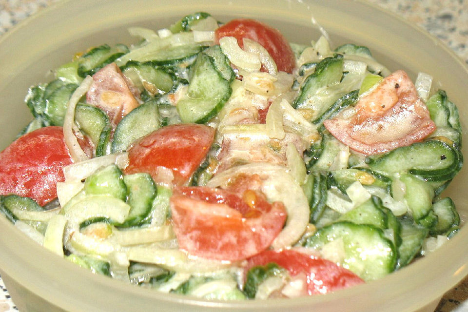 Gurken - Tomaten Salat Gurken - Tomaten Salat