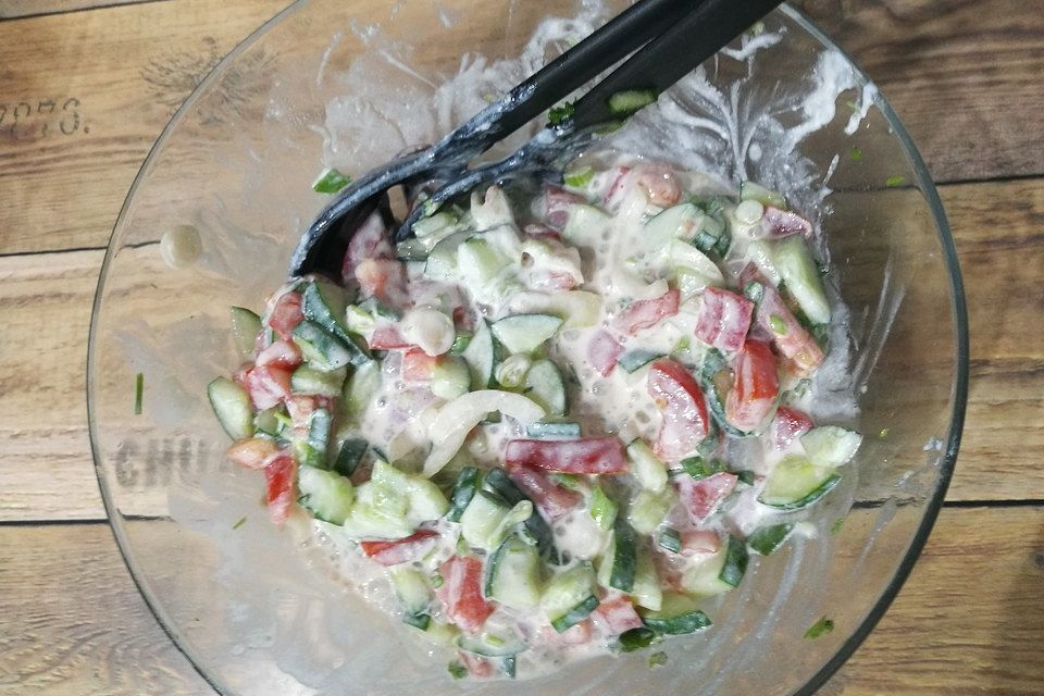 Gurken - Tomaten Salat Gurken - Tomaten Salat