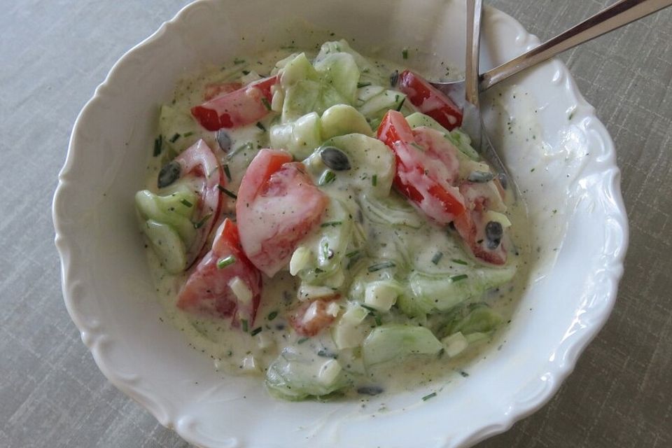 Gurken - Tomaten Salat Gurken - Tomaten Salat
