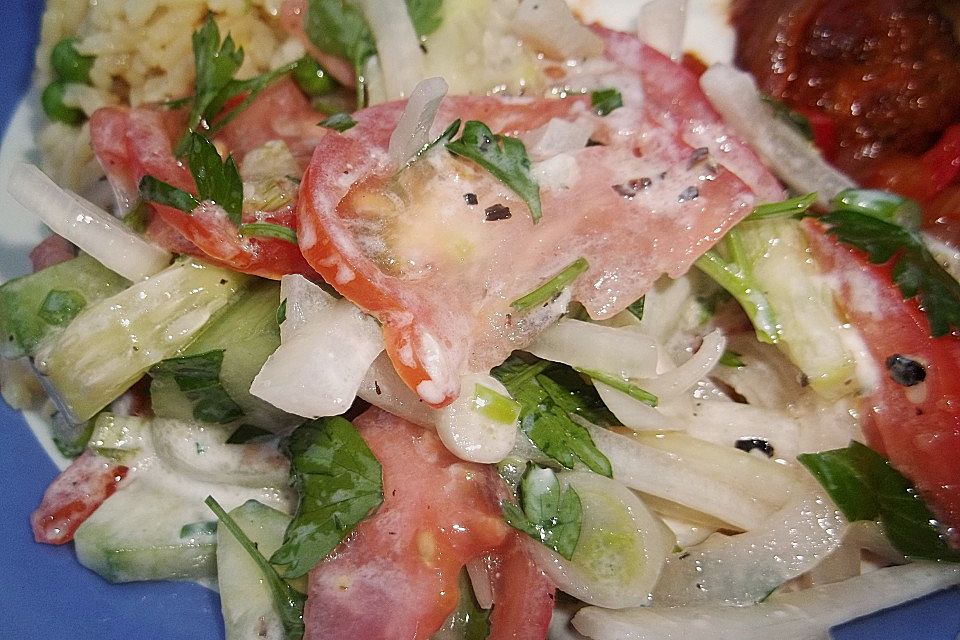 Gurken - Tomaten Salat Gurken - Tomaten Salat