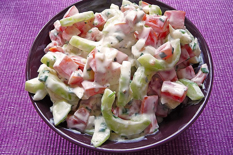 Gurken - Tomaten Salat Gurken - Tomaten Salat