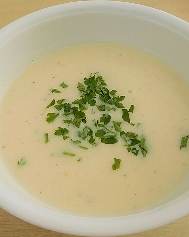 Blumenkohl - Kohlrabi Cremesuppe