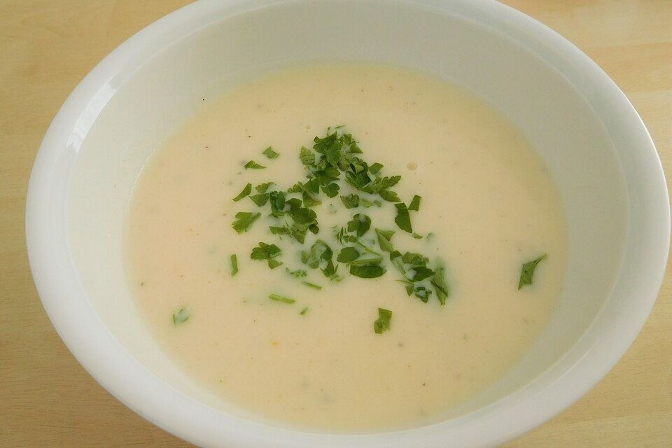 Blumenkohl - Kohlrabi Cremesuppe