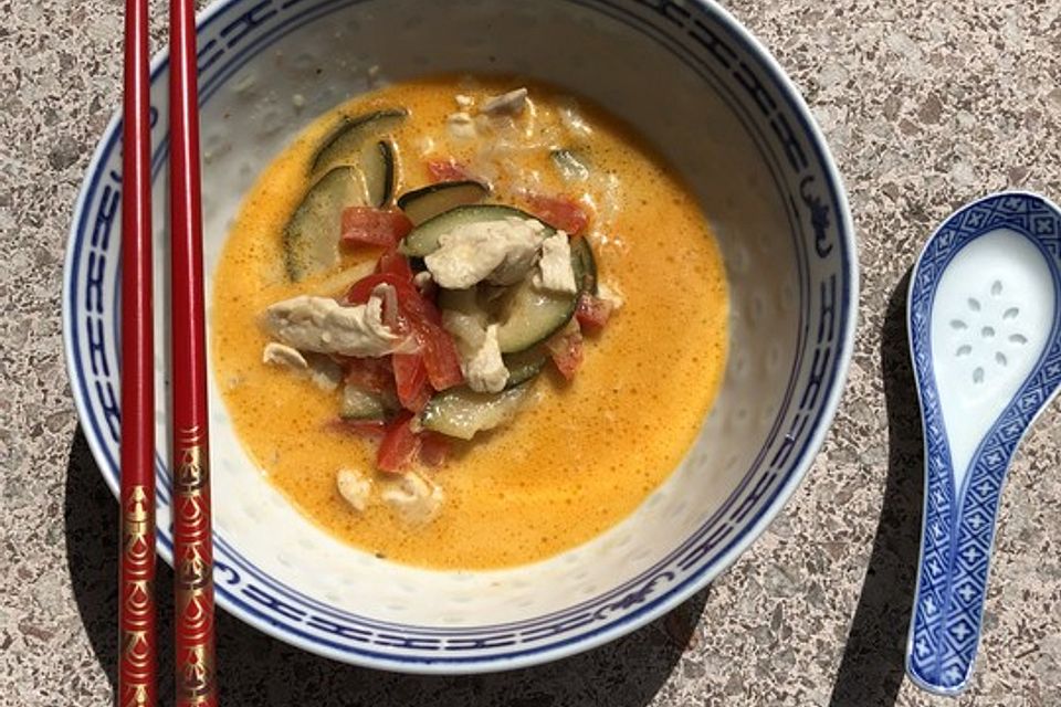 Thailändische Tom - Kah - Suppe