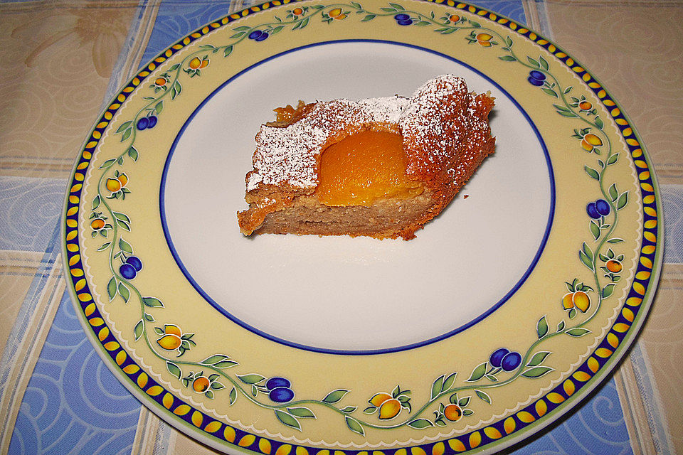 Aprikosen-Schokogrießkuchen