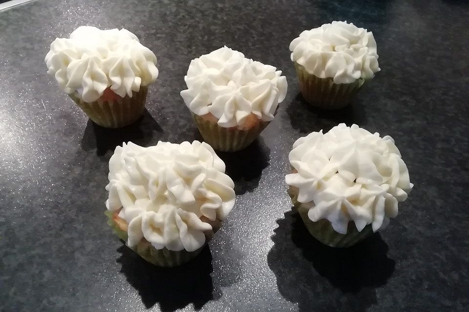 Apfel-Amaretto-Cupcakes