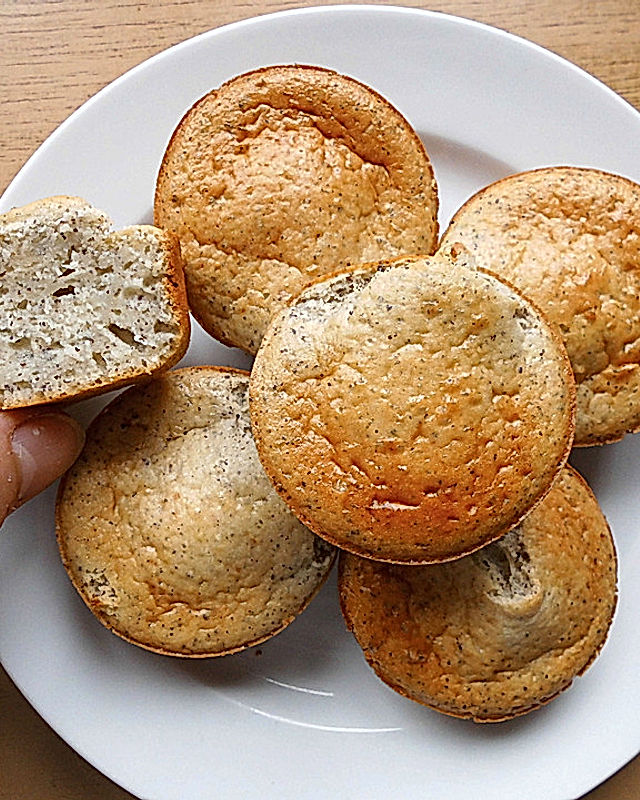 Zitronen-Mohn-Muffins