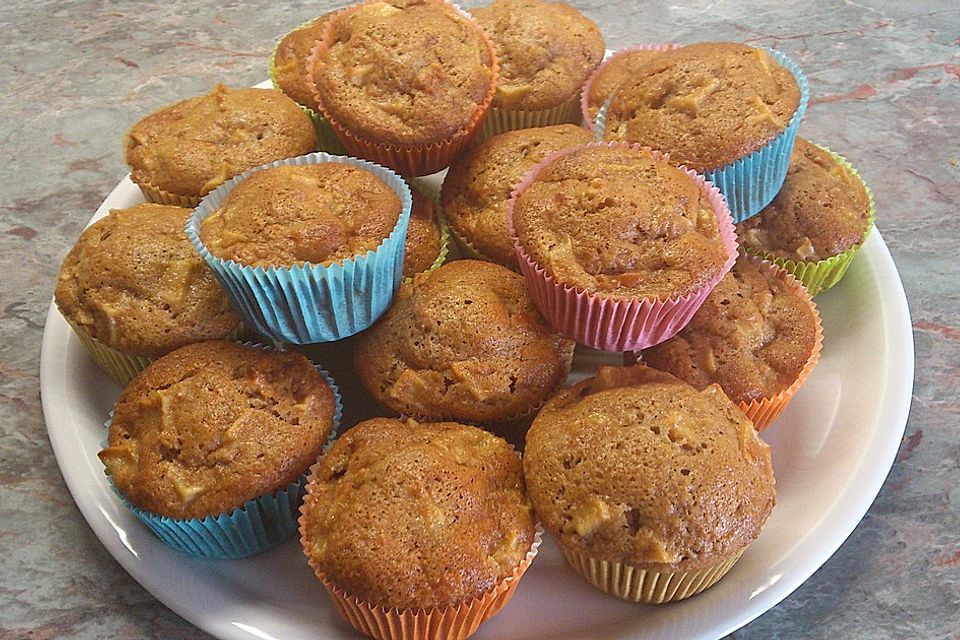 Apfel-Chai-Muffins