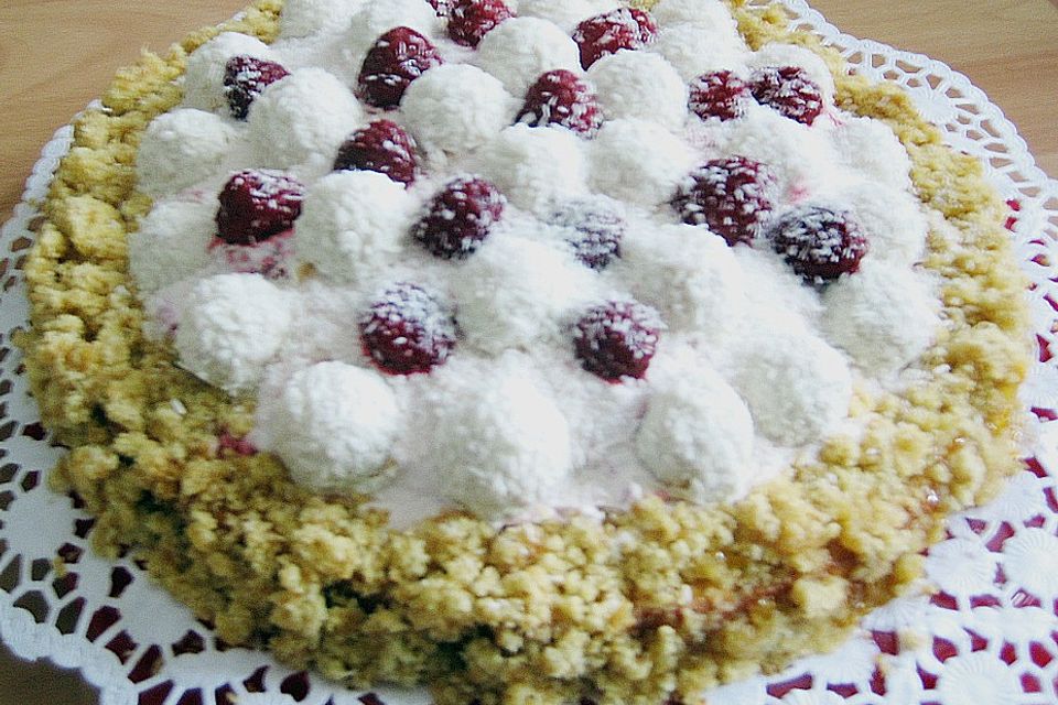 Raffaello - Himbeer - Torte