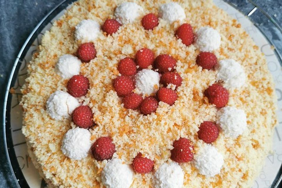 Raffaello - Himbeer - Torte