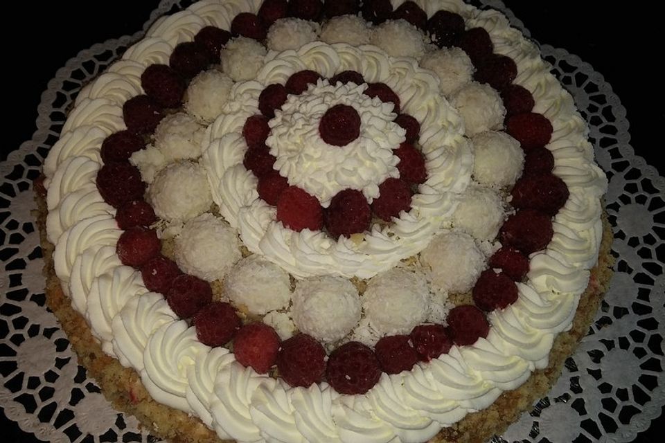 Raffaello - Himbeer - Torte