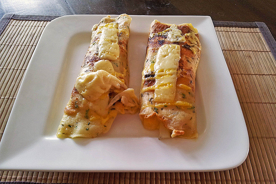 Überbackene Spargel-Wraps