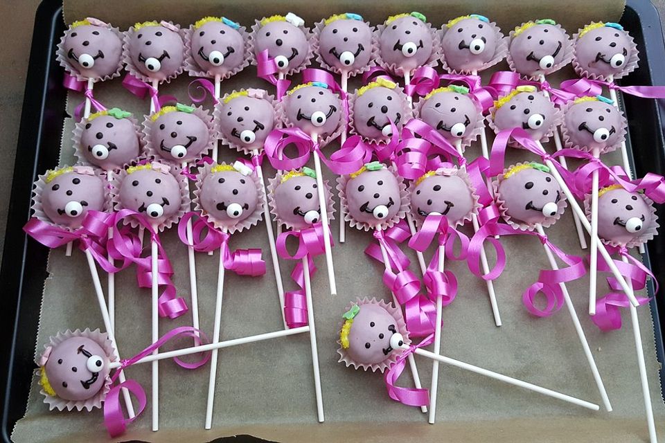 Cake-Pops mit Nutella-Frosting