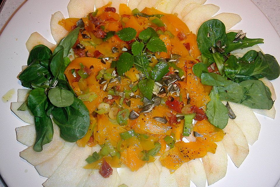 Kürbis-Apfel-Salat