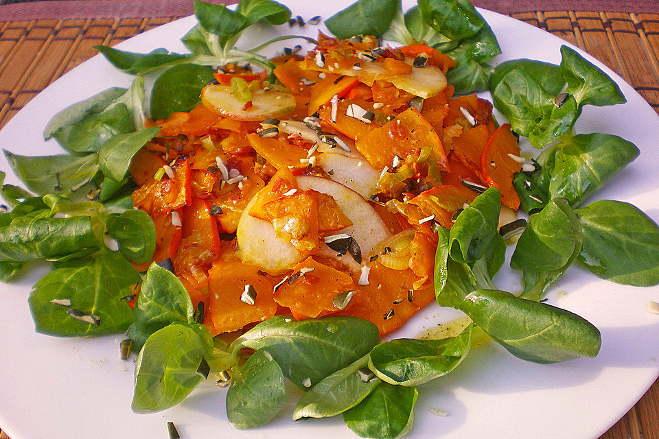 Kürbis-Apfel-Salat