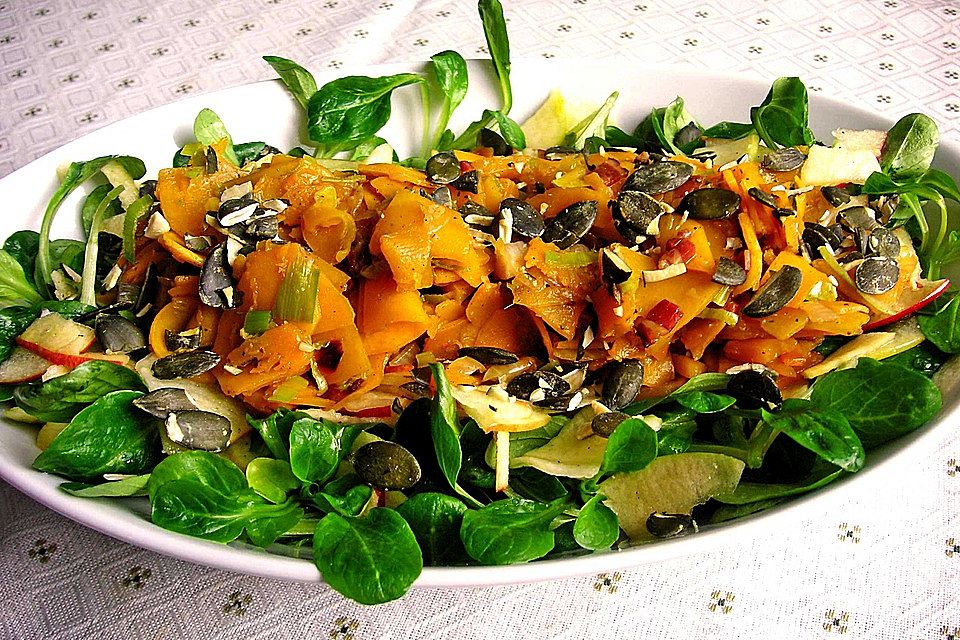 Kürbis-Apfel-Salat