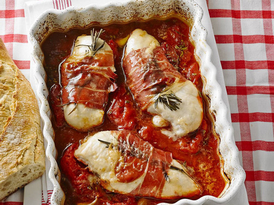 Brathähnchen mit Tomaten und Rosmarin von binchen59 | Chefkoch