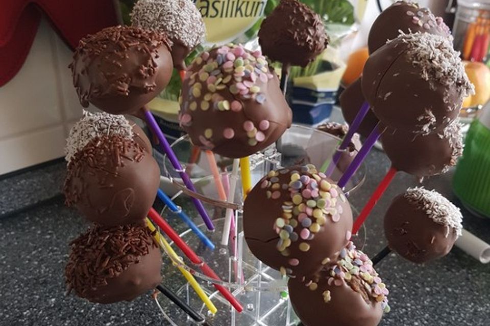 Schnelle Cake Pops (ohne backen)