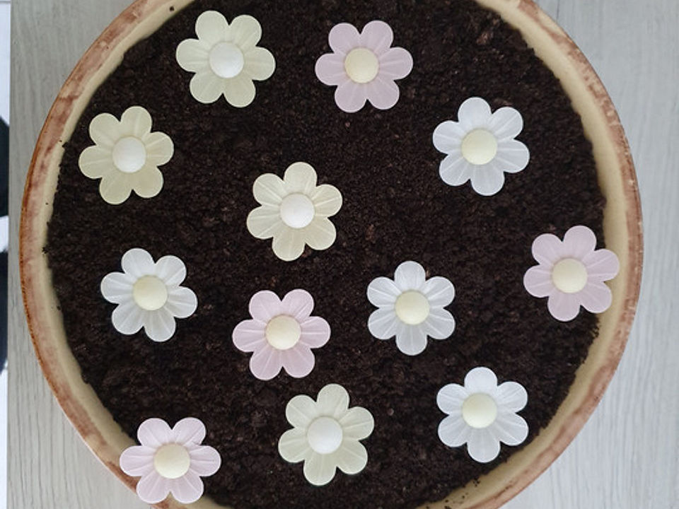 Oreo Blumenerde mit Vanillepudding von Pumpenflitzer| Chefkoch