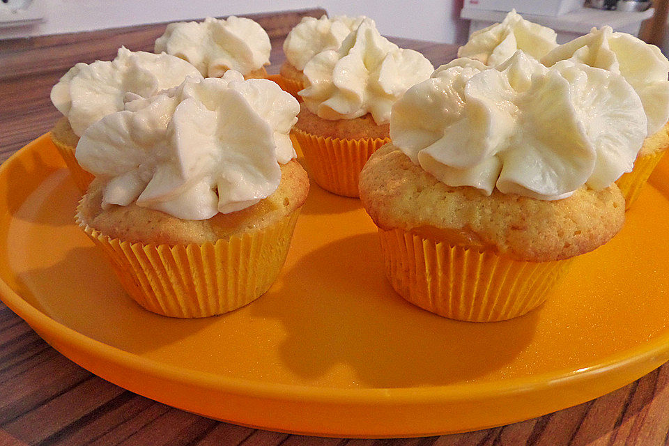 Mango-Kokos-Cupcakes