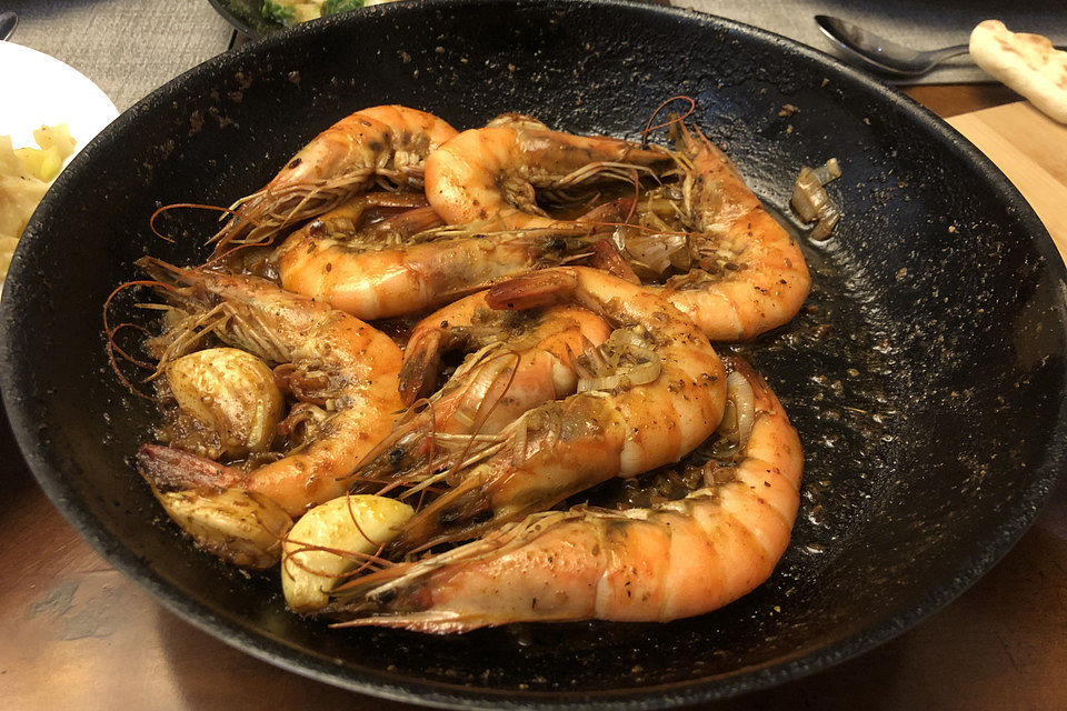 Gambas al ajillo