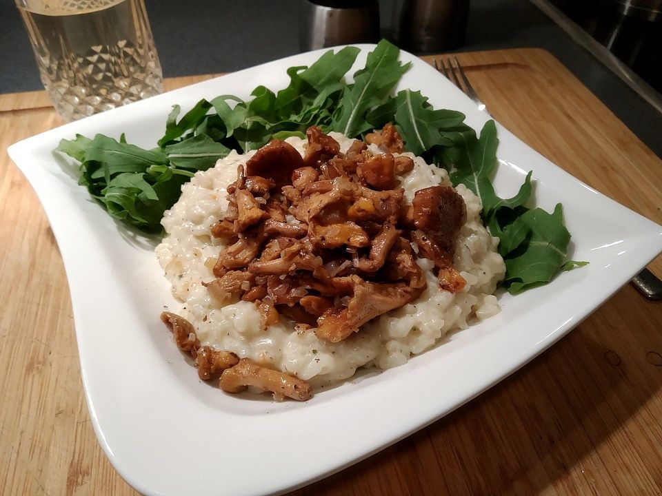 Risotto mit Ziegenkäse und Pfifferlingen von chica* | Chefkoch