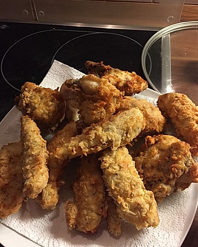 Kentucky fried Chicken - knusprige Hähnchenteile nach Südstaaten Art