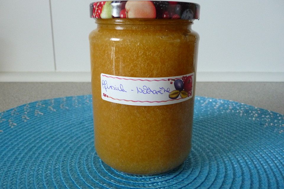 Pfirsich-Nektarinen-Marmelade