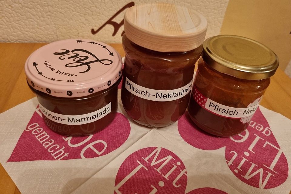 Pfirsich-Nektarinen-Marmelade