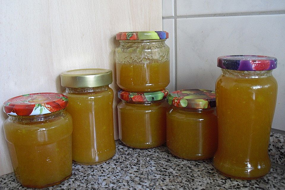 Pfirsich-Nektarinen-Marmelade