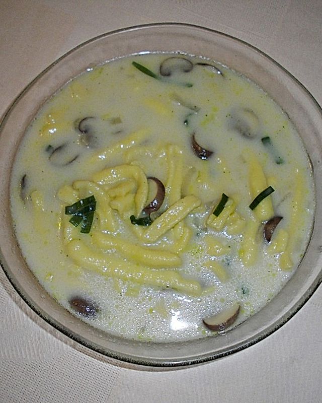 Spätzle - Käse - Suppe
