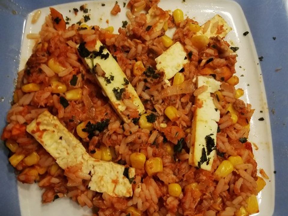 Würziger Reis-Thunfisch-Auflauf mit Feta von circe87| Chefkoch