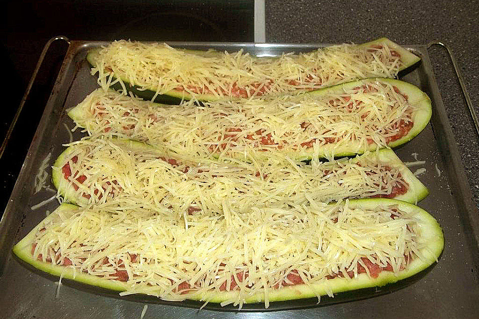 Gefüllte Zucchini alla Sandra