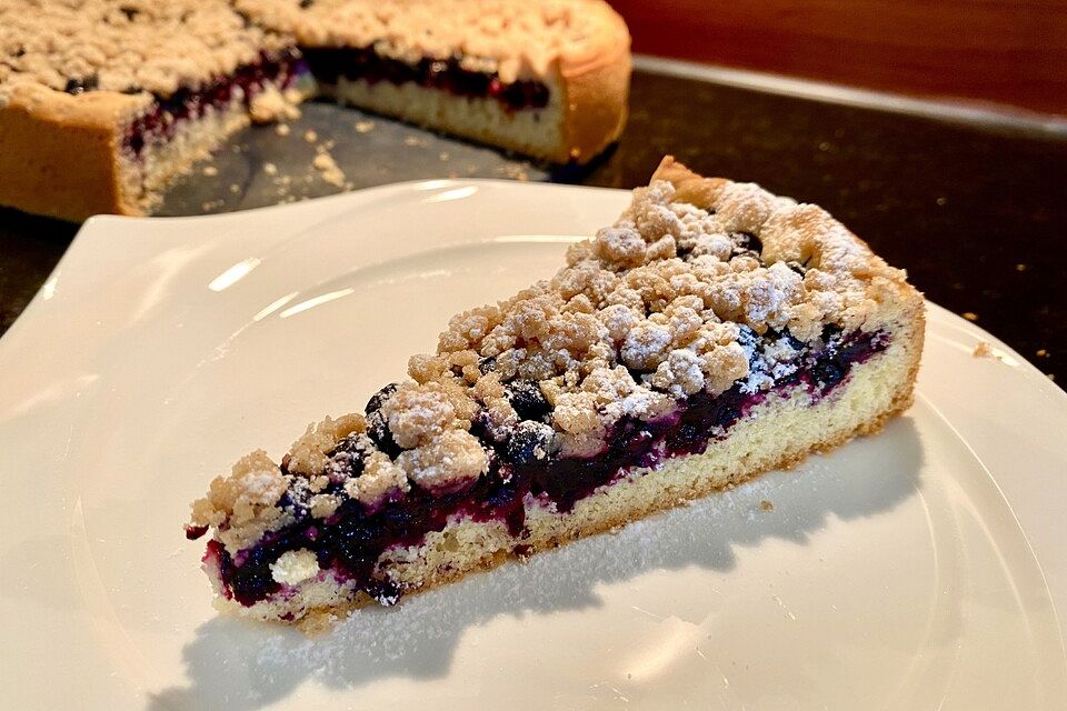 Vogtländischer Schwarzbeerkuchen "Schwarzbeerkung"