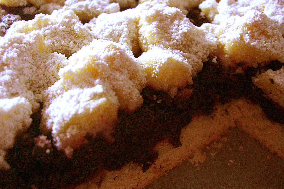 Vogtländischer Schwarzbeerkuchen "Schwarzbeerkung"