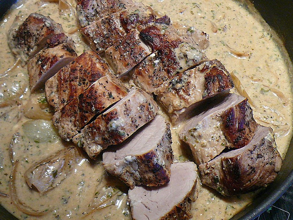 Schweinefilet in Kräuter-Senf Soße von Rike-622| Chefkoch