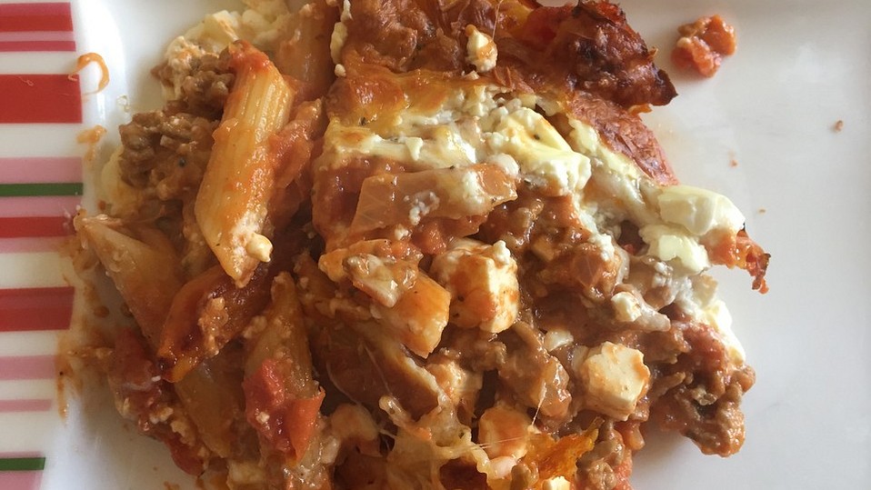 Penne-Tomaten-Hackfleisch Auflauf von RocknRose242 Penne-Tomaten-Hackfleisch Auflauf von RocknRose242