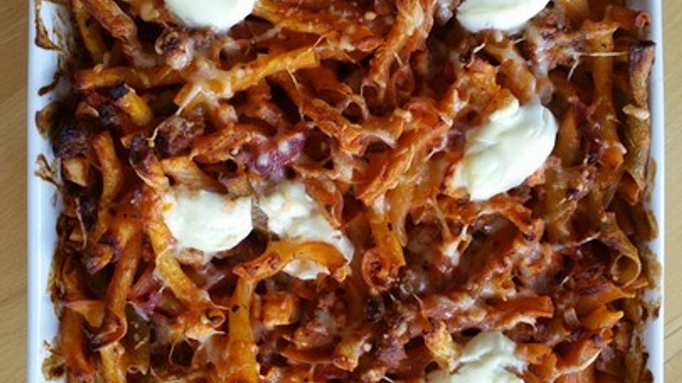 Penne-Tomaten-Hackfleisch Auflauf von RocknRose242 Penne-Tomaten-Hackfleisch Auflauf von RocknRose242