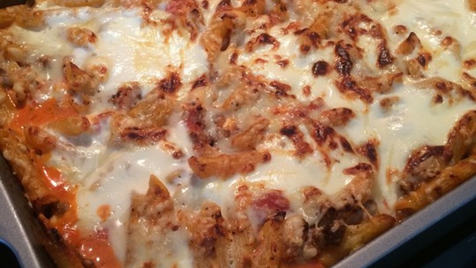 Penne-Tomaten-Hackfleisch Auflauf von RocknRose242 Penne-Tomaten-Hackfleisch Auflauf von RocknRose242