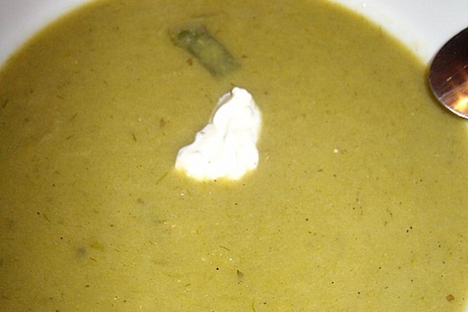 Lauchcremesuppe