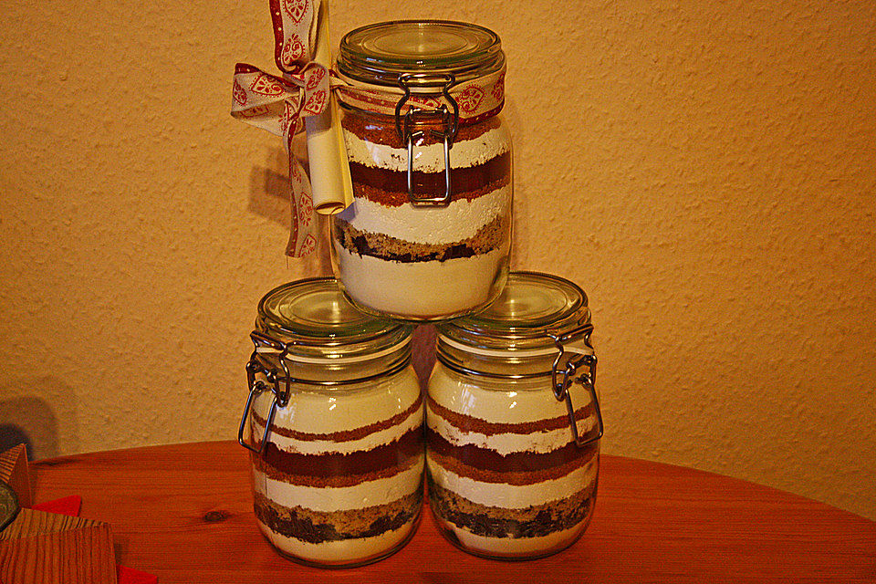 Brownie-Backmischung als Geschenk