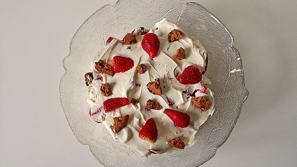 Quark-Mascarpone-Creme mit Erdbeeren von jupp71