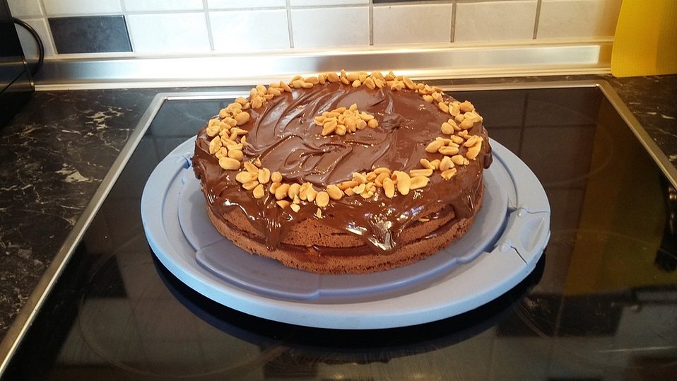Erdnuss-Karamell-Schokoladentorte von Fritzi173
