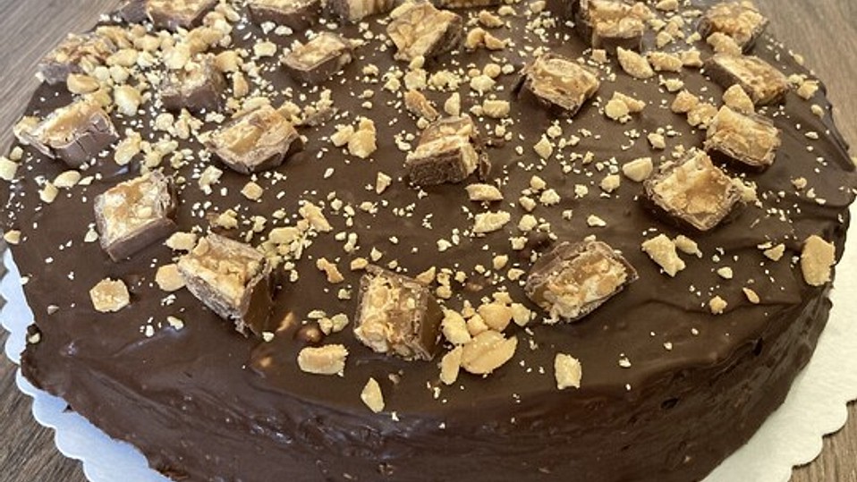 Erdnuss-Karamell-Schokoladentorte von Fritzi173