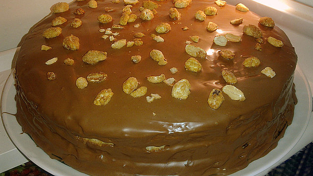 Erdnuss-Karamell-Schokoladentorte von Fritzi173