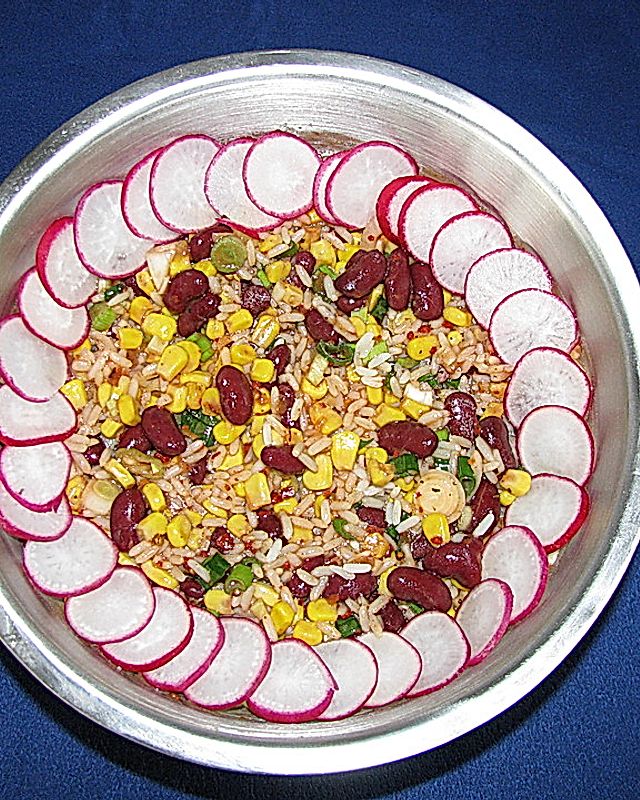 Rote Bohnen-Mais-Salat