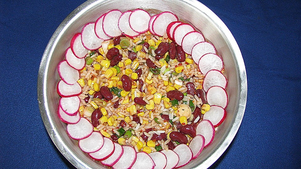 Rote Bohnen-Mais-Salat-image