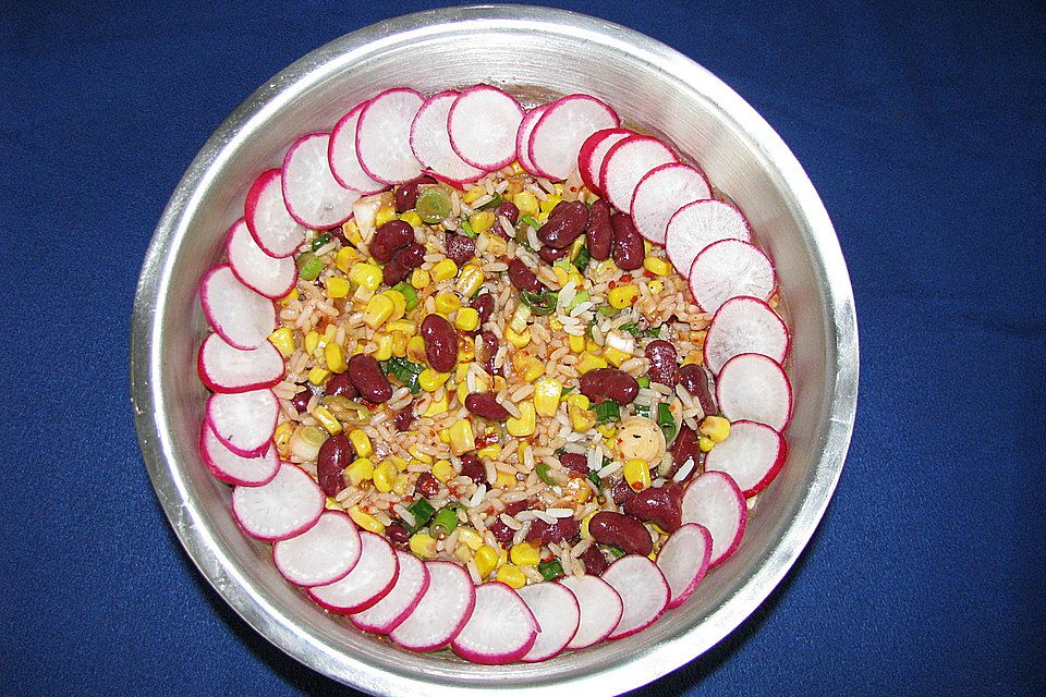 Rote Bohnen-Mais-Salat